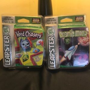 New Leapster Games - Word Chasers and Cosmic Math